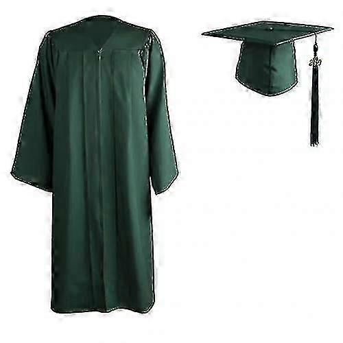 2025 Erwachsene Zip Verschluss Universität Akademische Graduierung Talar Robe Doktorhut Kappe