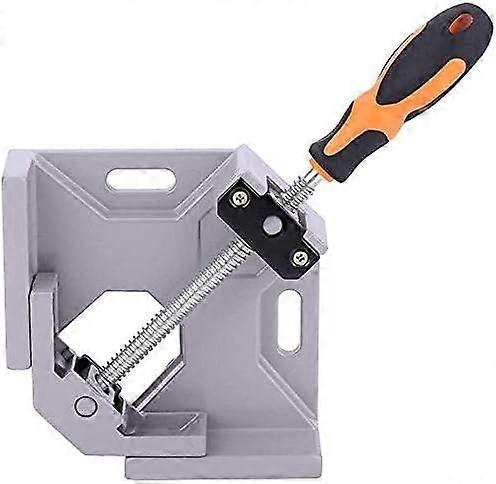 Right Angle Clamp, 90 Degree Bent Clamp Welding Clamp with Adjustable Handle - Aluminum Alloy - for Woodworking and Welding