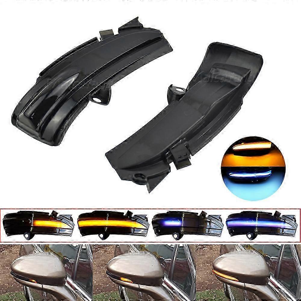 High quality2pcs LED Dynamic Turn Signal Side Mirror Blinker Indicator Sequential Light For Ford Fusion Mondeo 4th Gen MK5