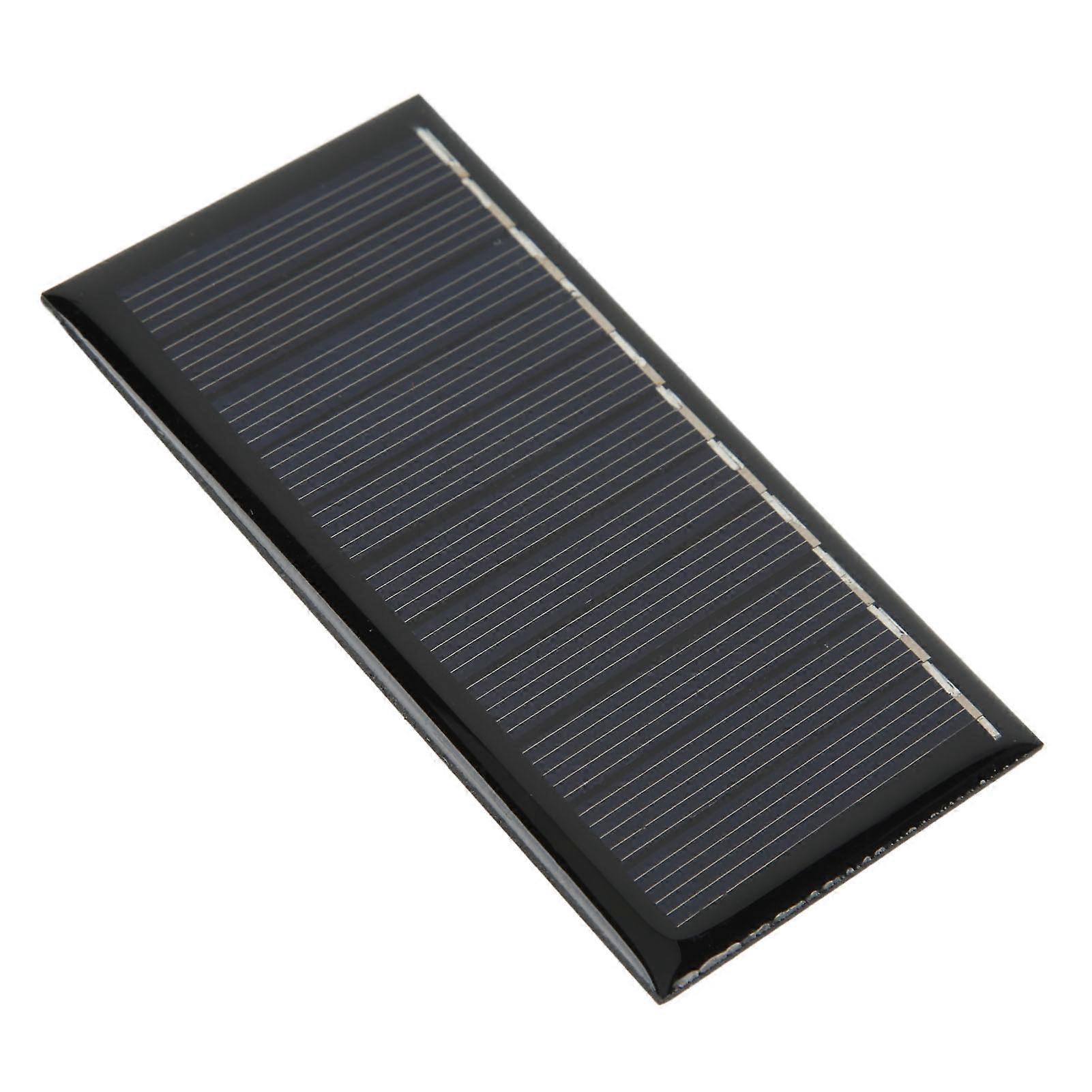 DEWIN 2Pcs Epoxy Solar Panel High Conversion Rate Polysilicon 0.5W 5.5V DIY Solar Epoxy Plate for Street Lighting Appliances