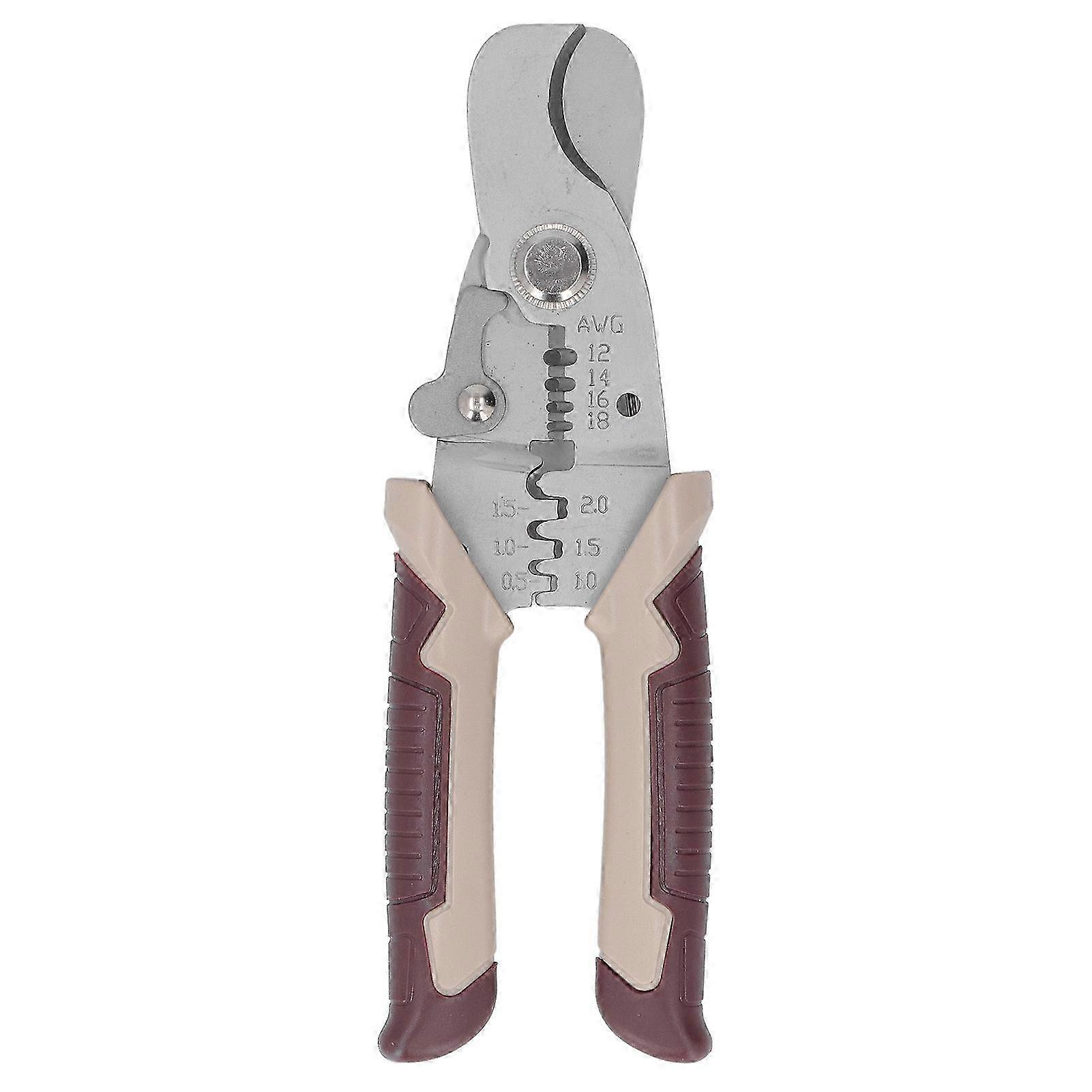 Wire Stripping Tool 7 Inch Heavy Duty Multifunctional 3 in 1 Wire Stripper Crimper Cutter for Electrical Wire