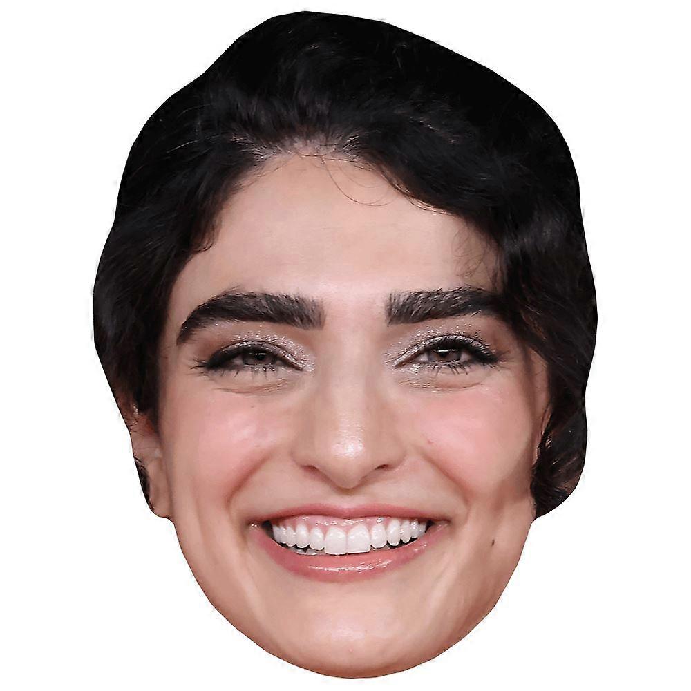 Bahar Beihaghi (Smile) Celebrity Mask, Flat Card Face