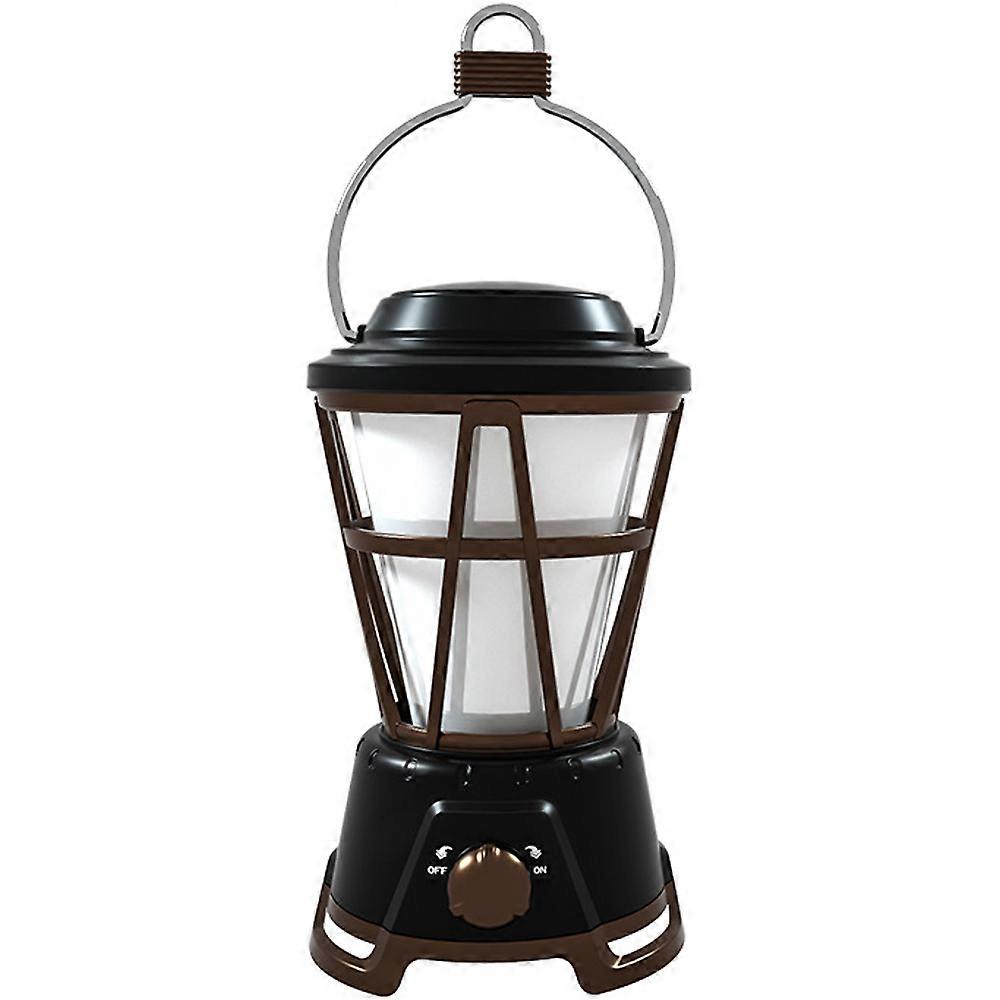 Camping Lantern, Rechargeable, Emergency Power Source, Dual Light Sources