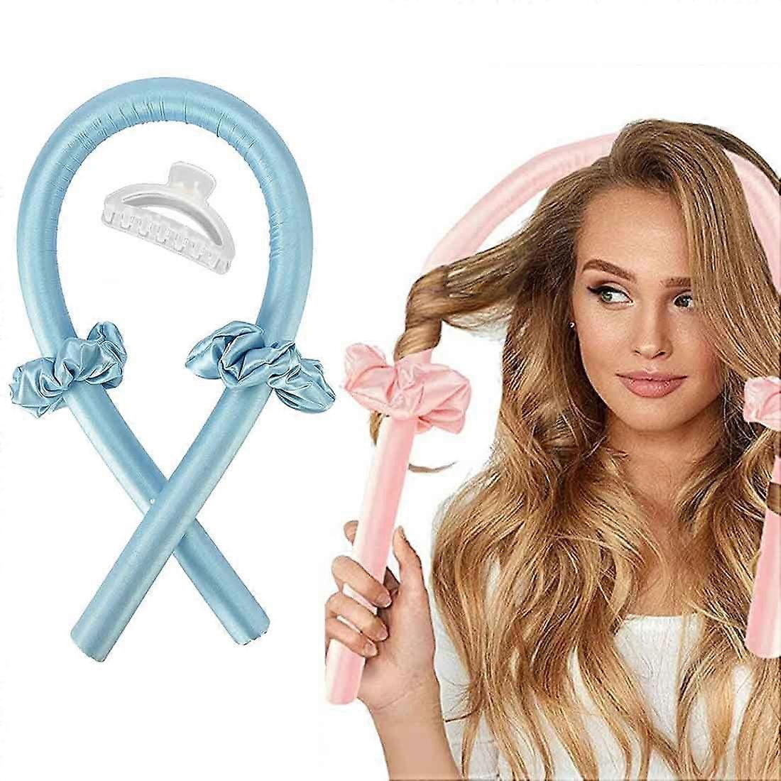 Shanghai Yangxin Heatless Sleeping Hair Roller Set Soft Silk Curler Headband with Scrunchies and Cli