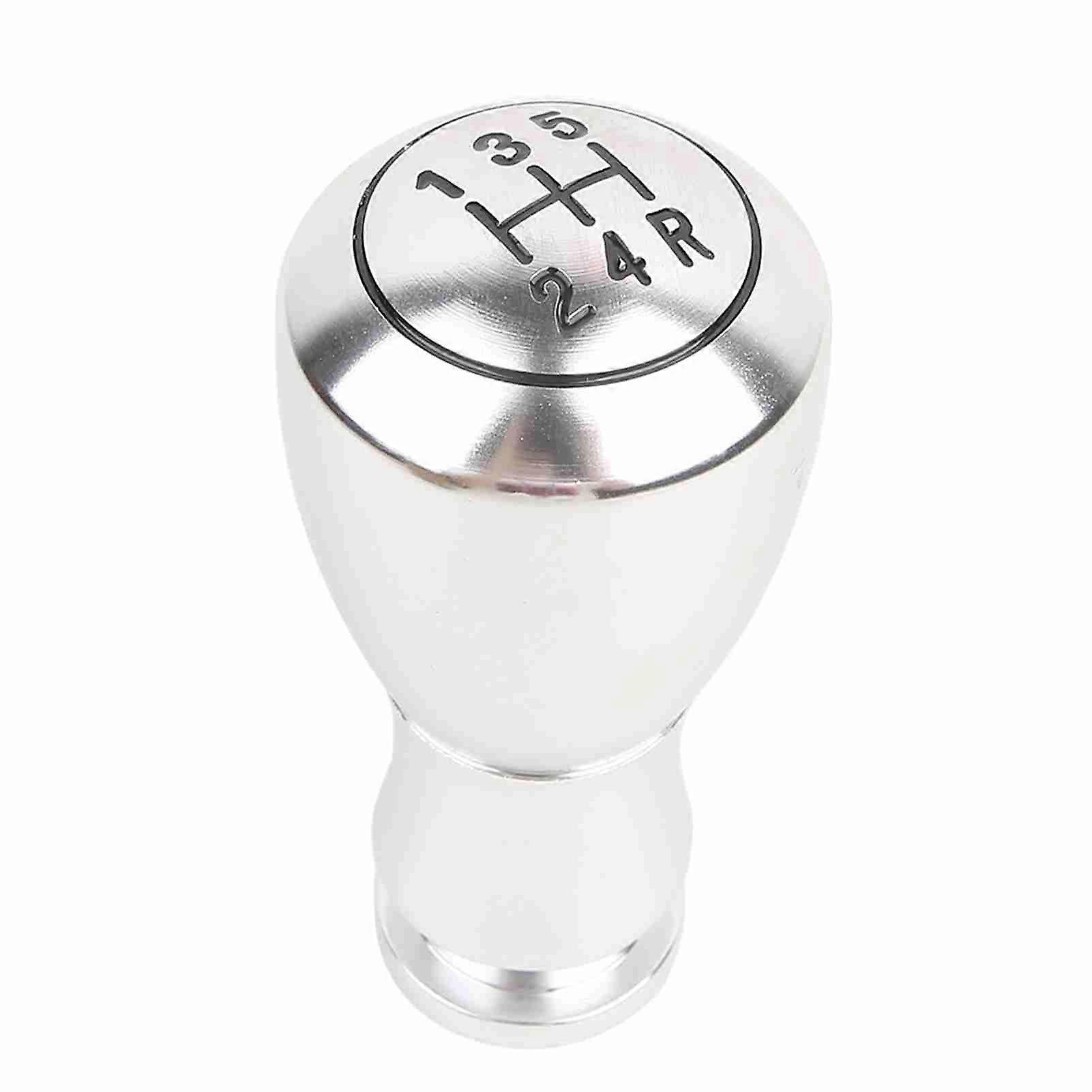 Telituny Universal 5 Speed Car Auto Manual/Automatic Interior Gear Shift Lever(Silver)