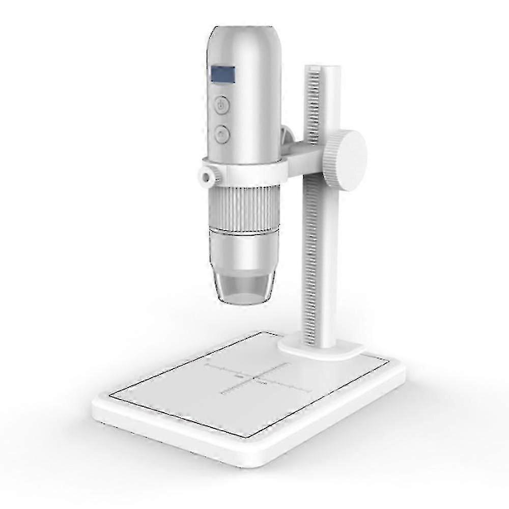 مجهر رقمي لاسلكي محمول 1000x مجاهر USB واي فاي محمولة Ms4 المكبر مع 8 LED S