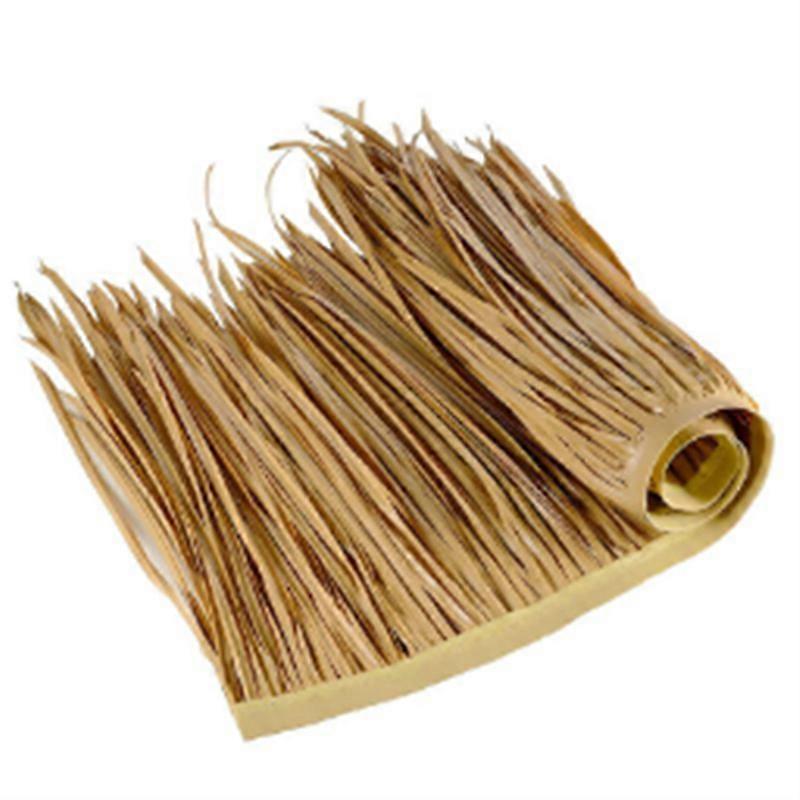 DIY Straw Roof Rug Decor Grass Mat Palm Thatch Roll Deck Decor