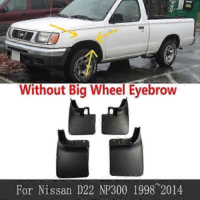 4Pcs Garde-boue Garde-boue Garde-boue Garde-boue Accessoires pour Nissan Navara D22 Datsun Fronti