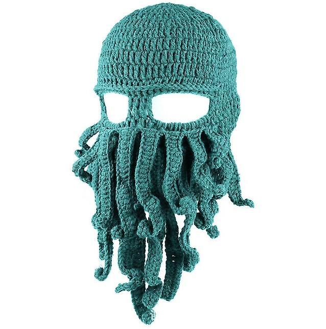 Unisex Octopus Winter Warm Knitted Face 