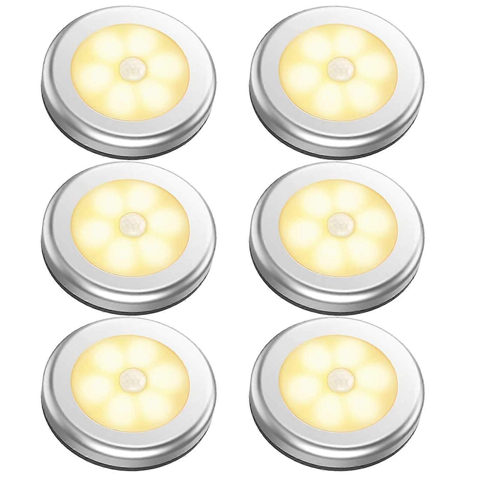 Battery Operated LED Wireless Motion Sensor Light for Pantry and Kitchen - White, Compact, Easy Install