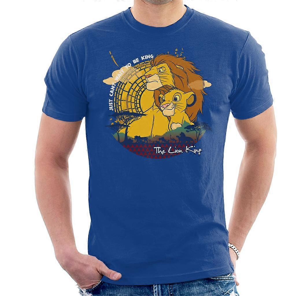 Disney Lion King Just Cant Wait To Be King Simba & Mufasa Men's T-Shirt