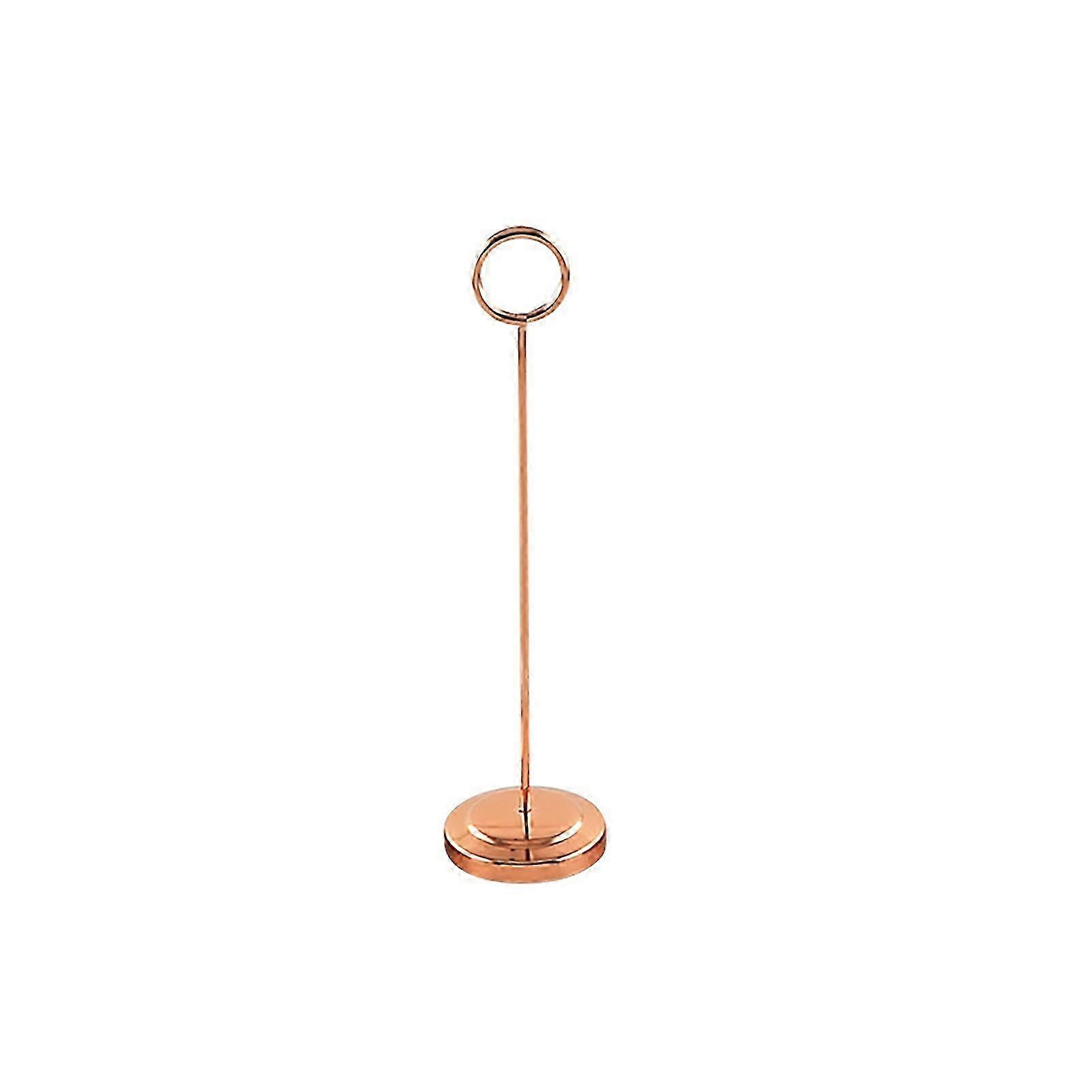 Stainless Steel Table Number Holder with Anti-rust Non-slip Grip for Robust Menu Display in Restaurants