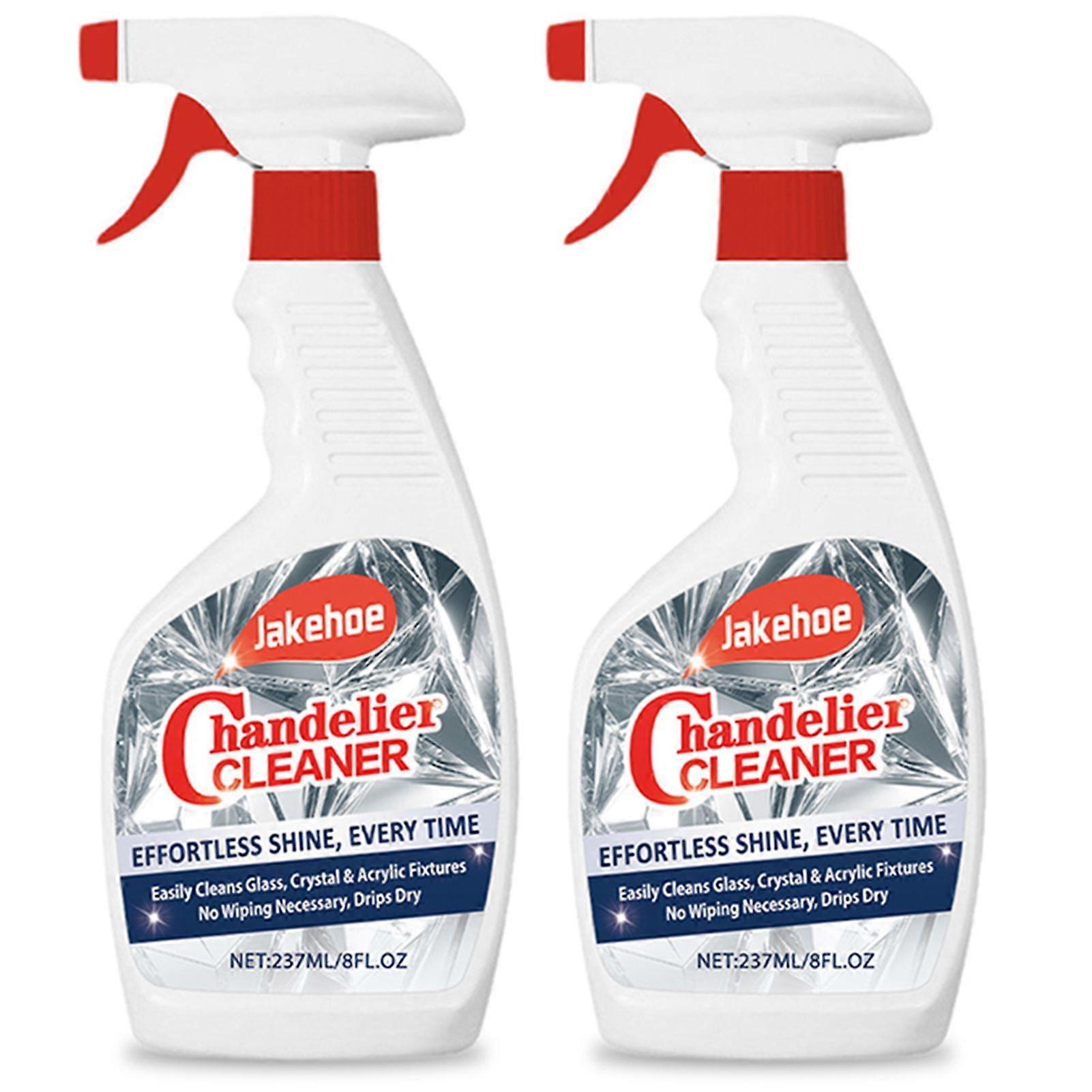 Chandelier Cleaner Drip Dry Spray Powerful Crystals Cleaner for Chandelier Non-Streak Glass Cleaner Liquid