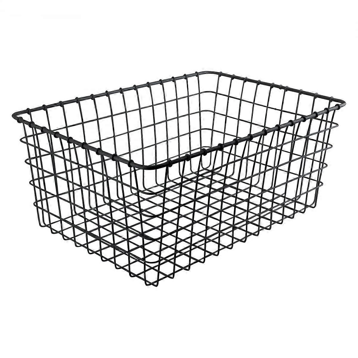 Product Basket 1275, 21X15X9 Inch, Black, No Hardware or Strap, Durable Storage Solution
