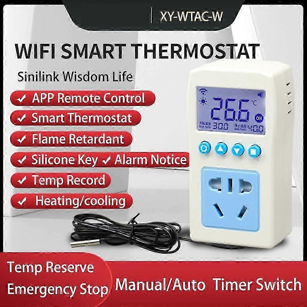 Programmable Thermostat Outlet Plug for Space Heaters 110~220V Heavy Duty_Featured Gift