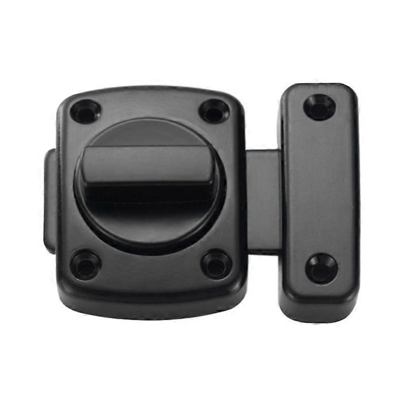 Bathroom door lock, PVC, Black
