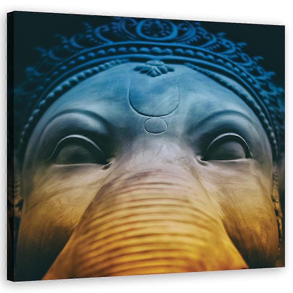 Fotobehang, Religieus - Blauw - 40x40