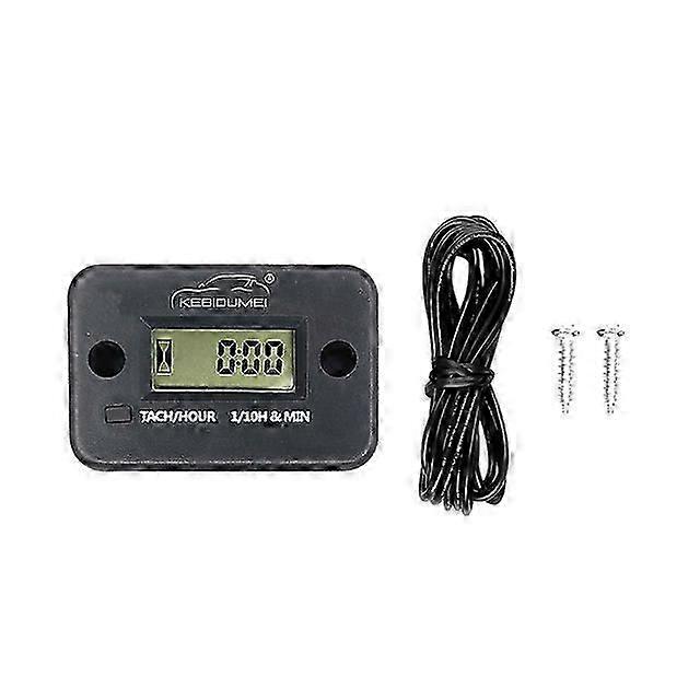 Waterproof Digital Engine Tach Hour Meter Tachometer Gauge Engine Rpm Lcd Display For Motorcycle Motor Stroke Engine Car Boat