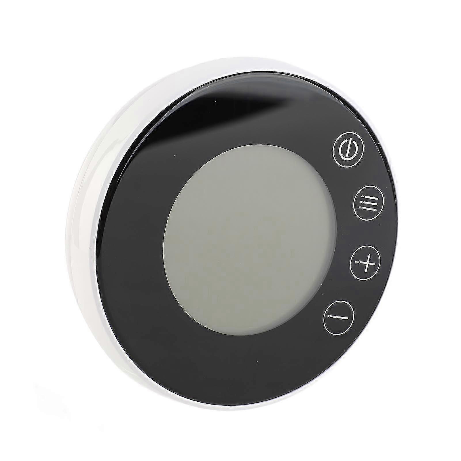 Programmable Smart Digital Thermostat Room Temperature Controller with Round Backlight LCD Touchscreen for Home School Office Hotel