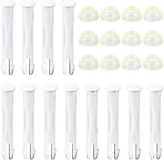 Set Of 12 Pool Sealing Pins And Rubber Seals For Universal Metal Frame Pools And In-tex Pools Series 28270-28272 (6cm Plastic) Shibaod