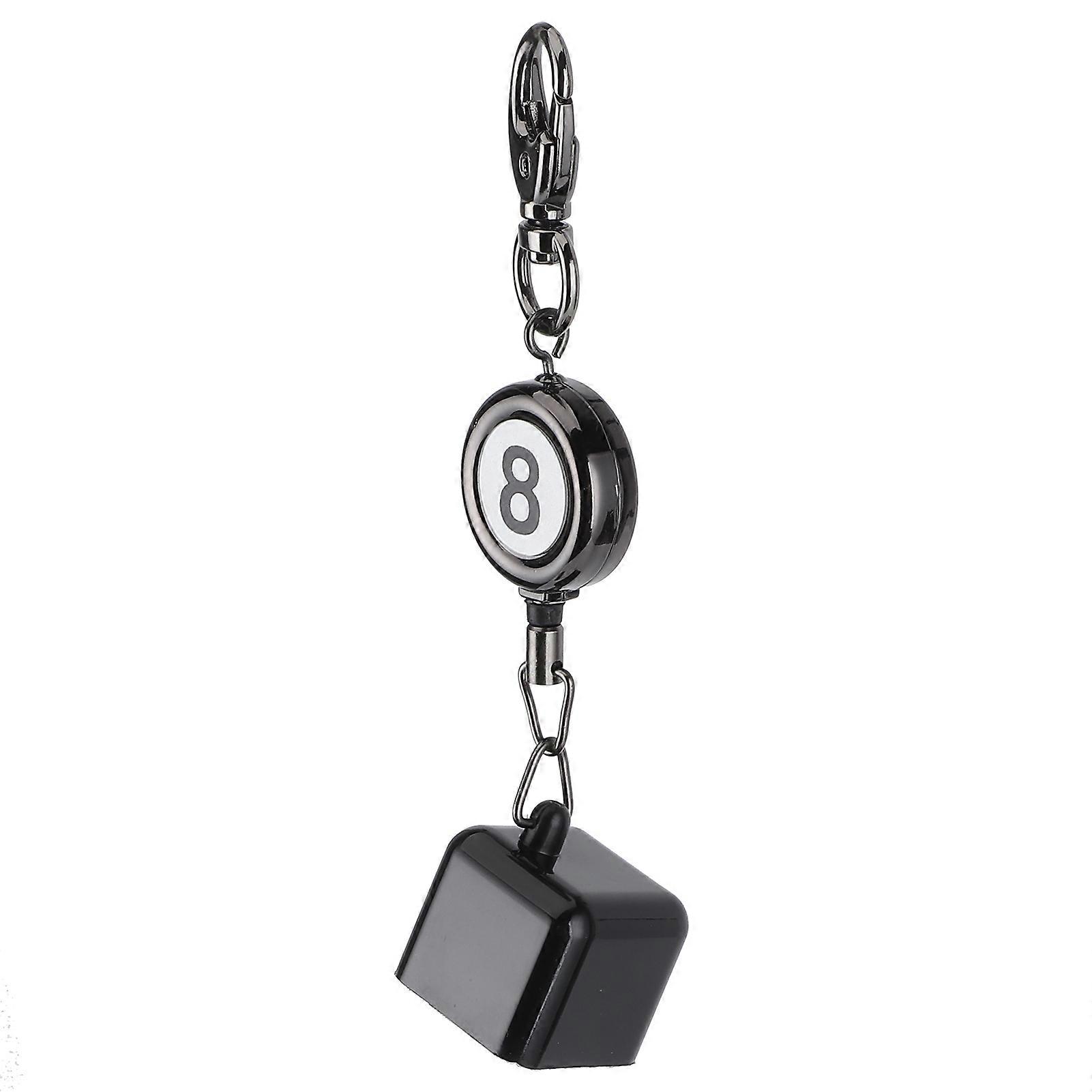 ZPSHYD Pool Cue Chalk Bag, Billiards Snooker Pool Cue Chalk Holder with Belt Clip Retractable Pool Table Accessories