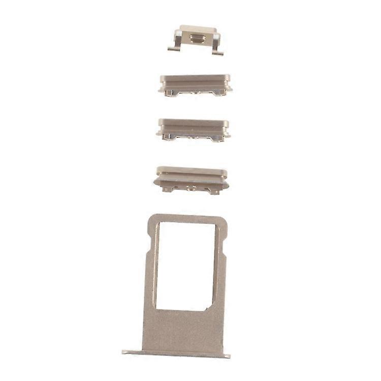 OEM Compatible For iPhone 6s Side Button Set (Mute / Power / Volume Buttons + Sim Card Tray)