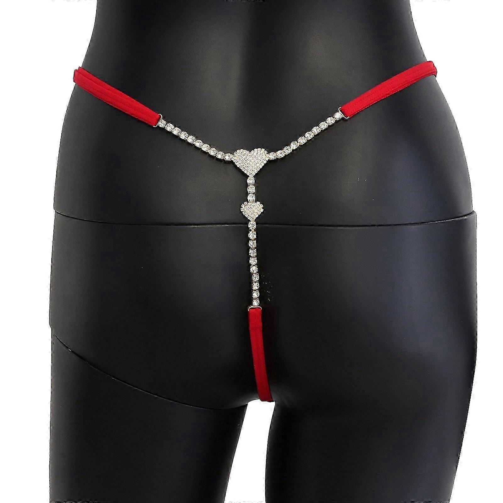 Rhinstones G String Strings voor Vrouwen Sparkly Crystal Ondergoed Lage Taille T-back Sexy Strings Slipje T-back Onderbroek
