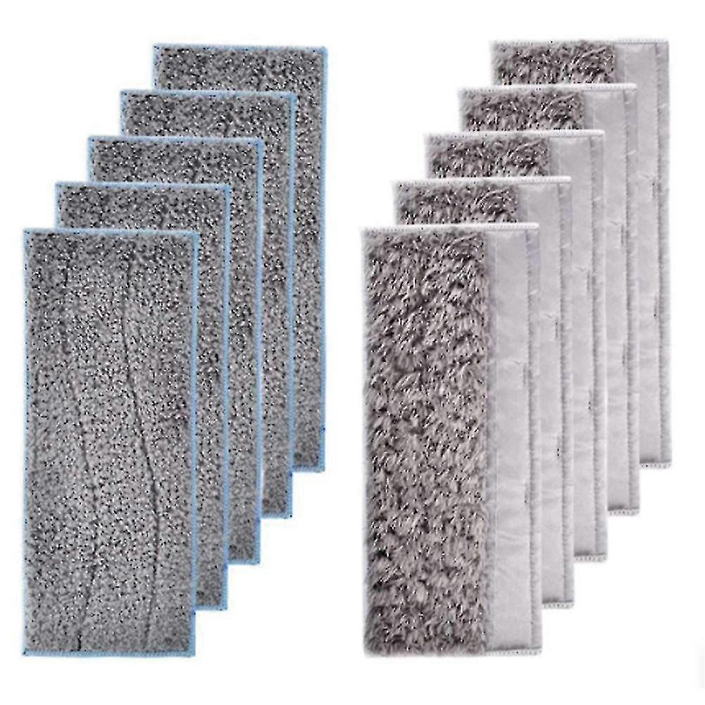 10pcs Washable Mopping Pads Replacement for M6 Vacuum Cleaner Wet Dry Reusable