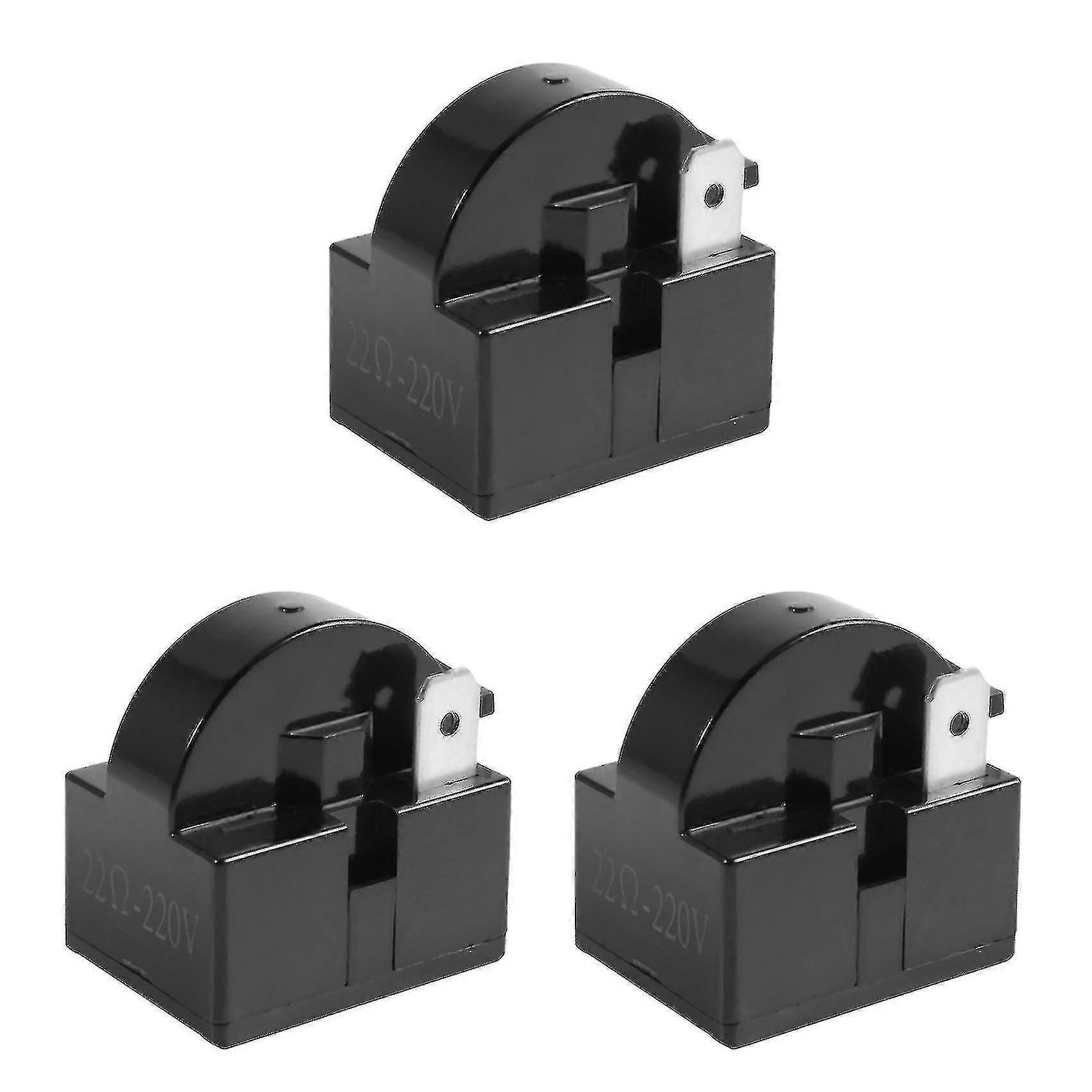 3x Case 22 Ohm 2 Pins Ptc Ter Relay For Refrirator