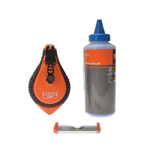 Bahco BAHCLSET Blue Chalk, Chalk Line & Line Level Set