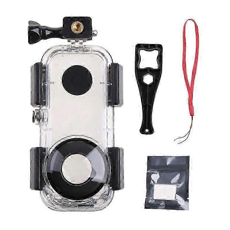30m/98ft Waterproof Housing Diving Protective Cover Underwater Case Shell Compatible with Insta 360 One X2 Panoramic Camera
