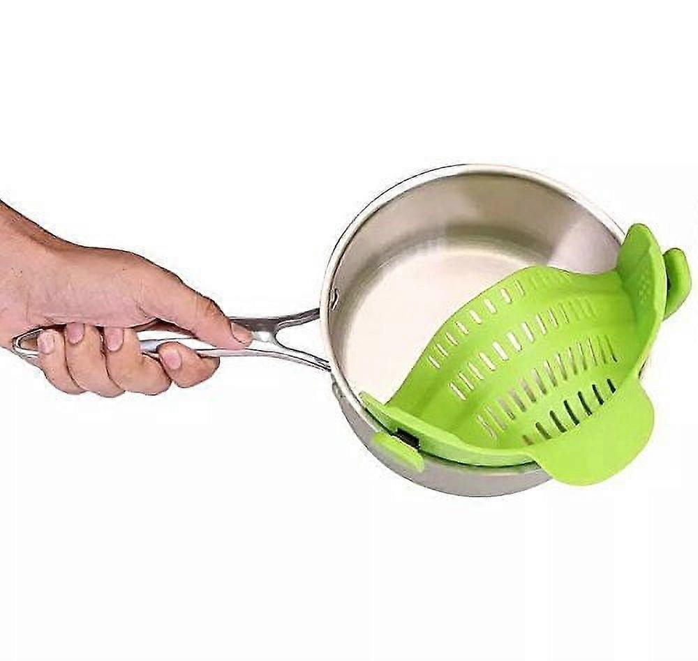 Silicone Clip-On Pot Filter With Adjustable Filter Spout