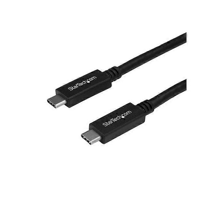StarTech.com Câble USB-C vers USB-C de 1,8 m avec alimentation 5 A - Cordon certifié USB 3.0 Type-C USB-IF - Noir (USB315C5C6)