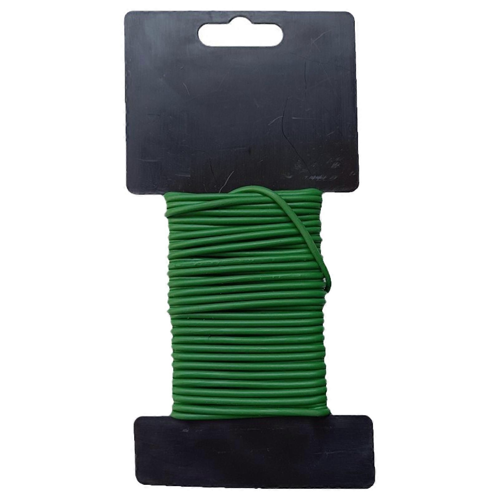 2,5 mm x 10 m vihreä pehmeä kierresolmio kasvisolmio joustava TPR-puutarhatarvike tomaateille ruusuille puutarhalangan järjestäminen