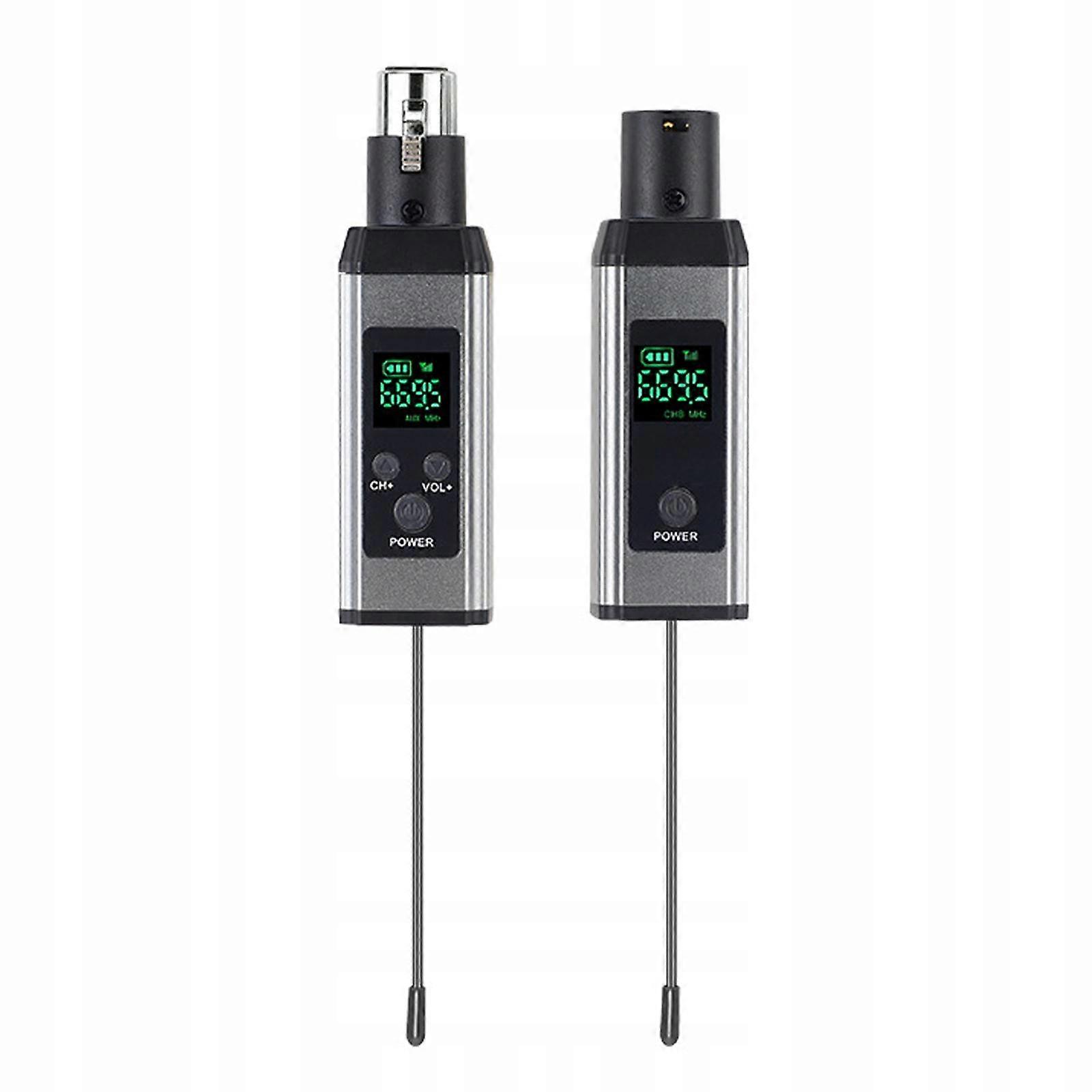 Mic Transmitter Receiver Metal Receiver Easy To Use Easy Carrying A