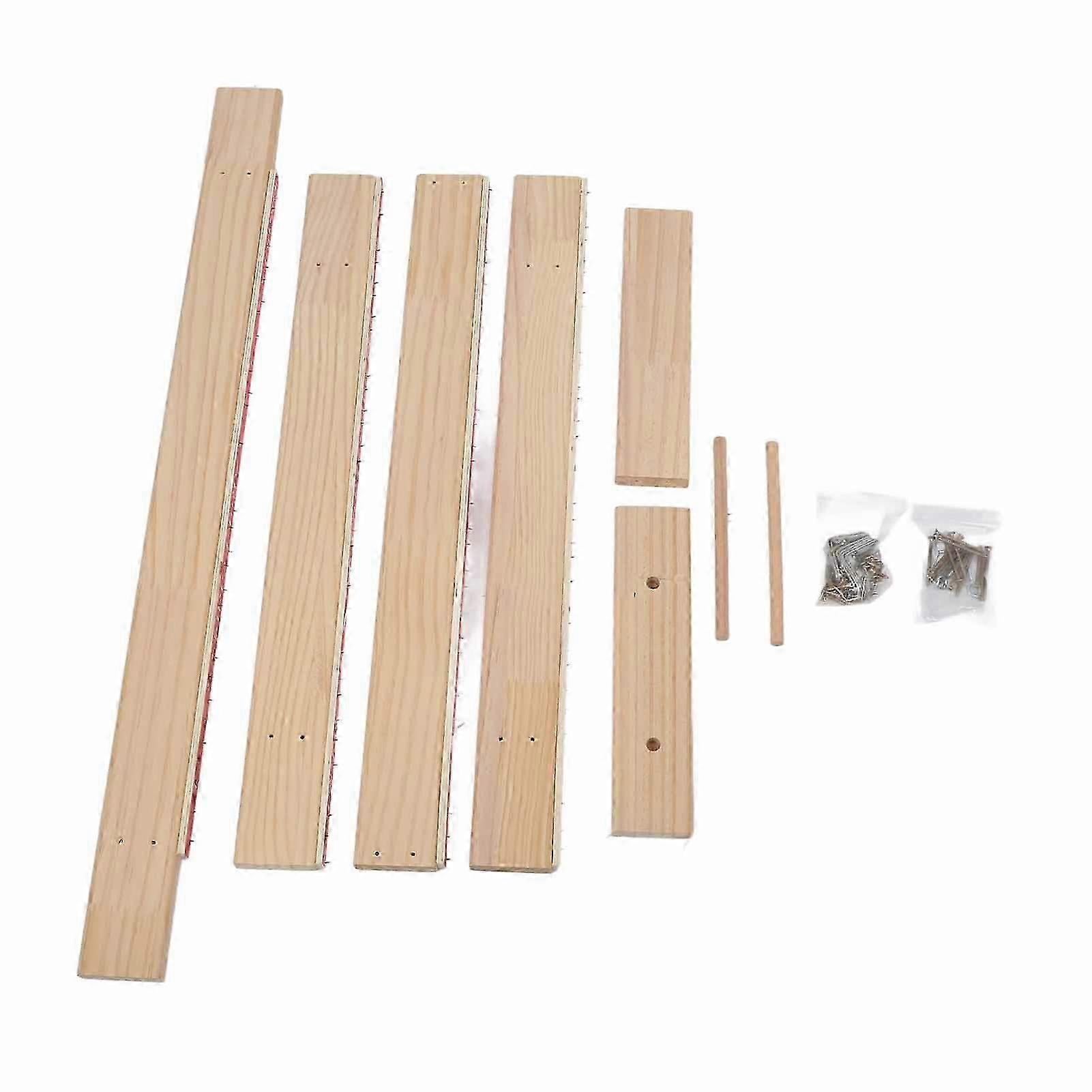 Tufting Frame Wooden Carpet Weaving Gun Frame Diy Crafts Table Stand Frame Tapestry Making Tool 70x70cm
