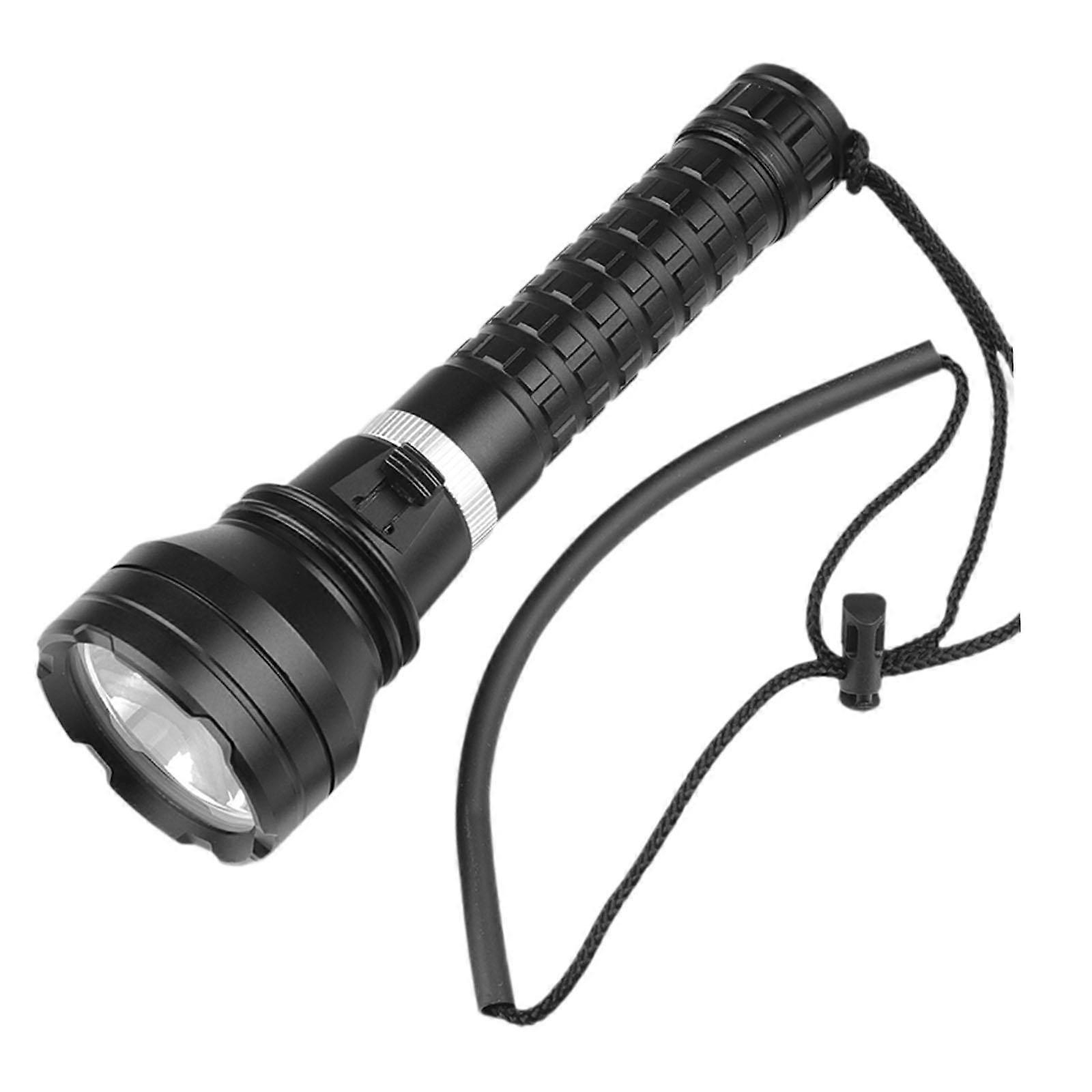Scuba Diving Flashlight Snorkeling Torch Waterproof Multifunctional LED Dive