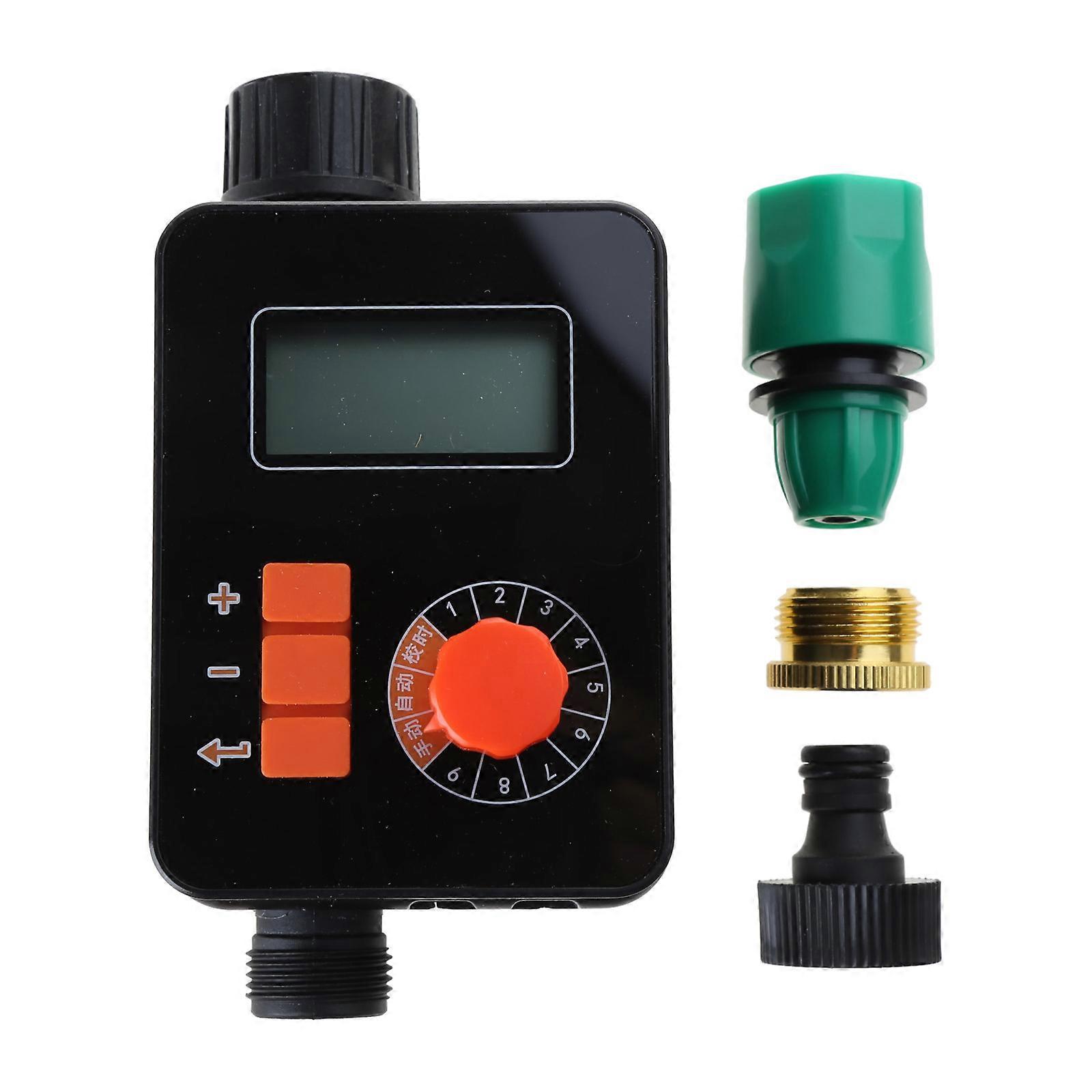 Automatic Timer Electronic Watering Controller System with LCD Screen Sprinkler Controller 9 Separate Timing Programs