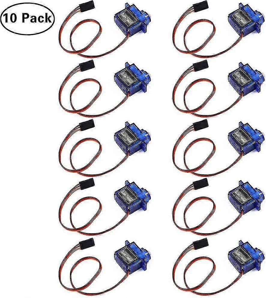RCカーロボットヘリコプター飛行機リモコン用10pcs SG90マイクロサーボモーター