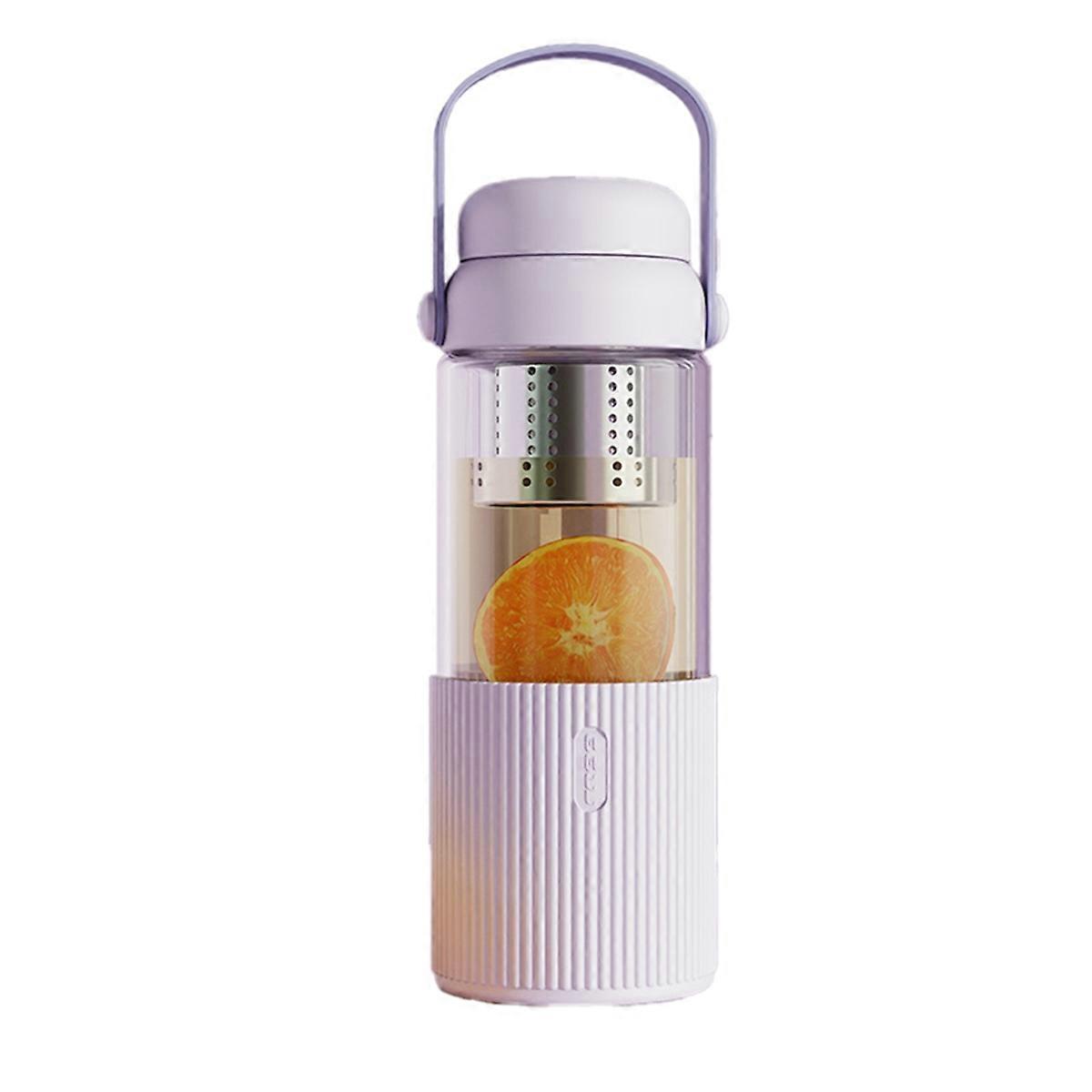 520ML Transparent Glass Coffee Mug with Lid,Multi-Use Drinkware for Coffee,Tea,Includes Tea Filter,