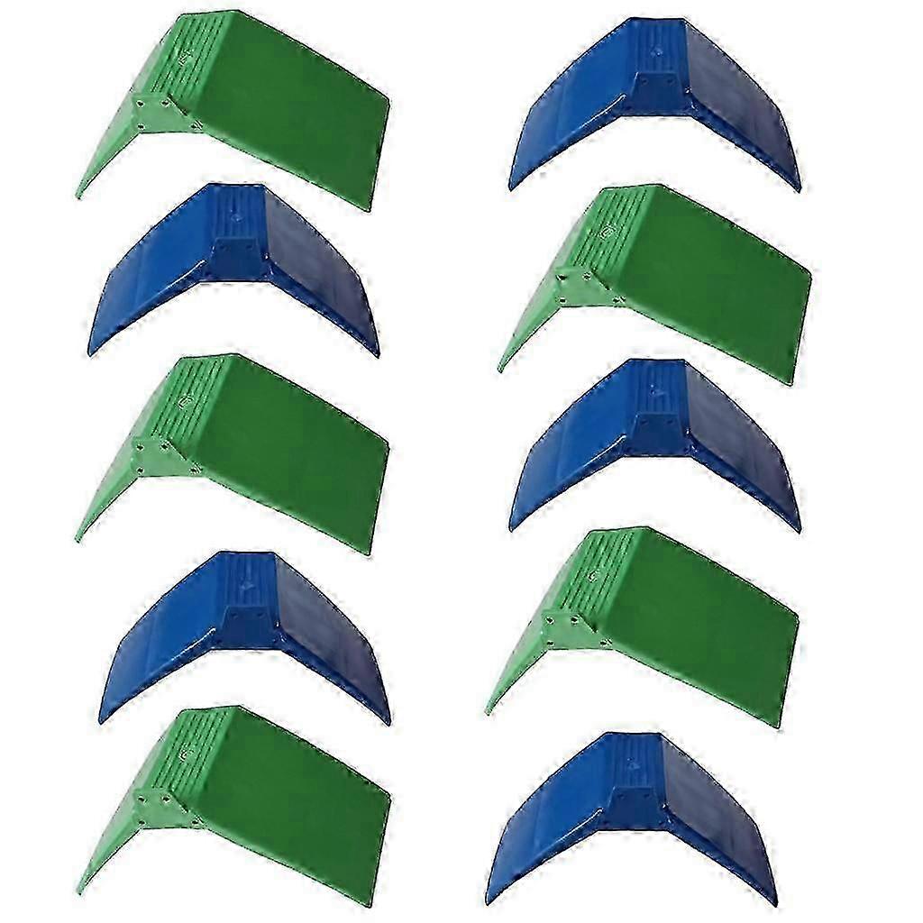 10er Pack robuste Taubenquartiere aus Kunststoff für Tauben