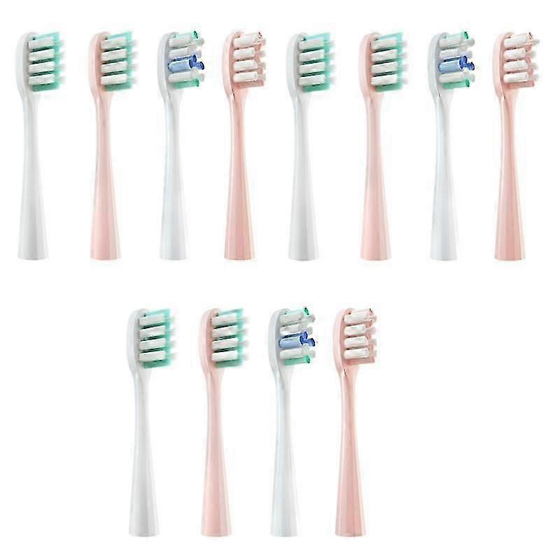 12Pcs Toothbrush Heads Replacement for Y1/U1/U2 Electric Tooth Clean Brush Heads Gift Dental Floss