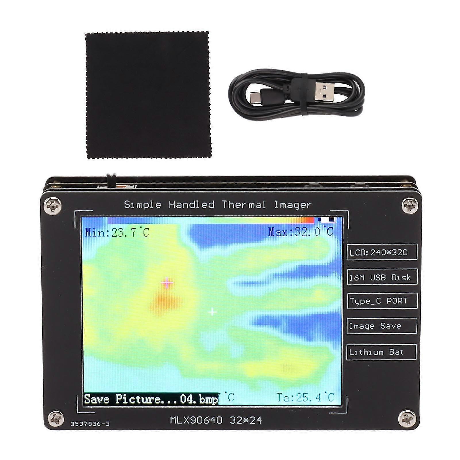 2025 Infrared Thermal Imager Portable DIY LCD Digital High Accuracy Infrared Temperature Sensor for Equipment Test