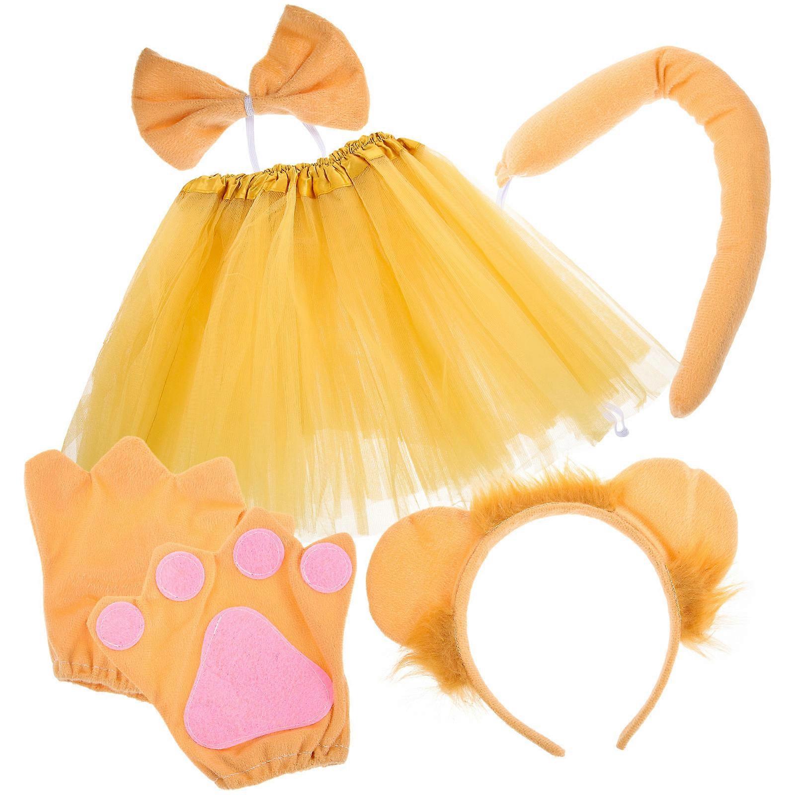 Attractive Lion Themed Set with Ear Headband for Photography Props