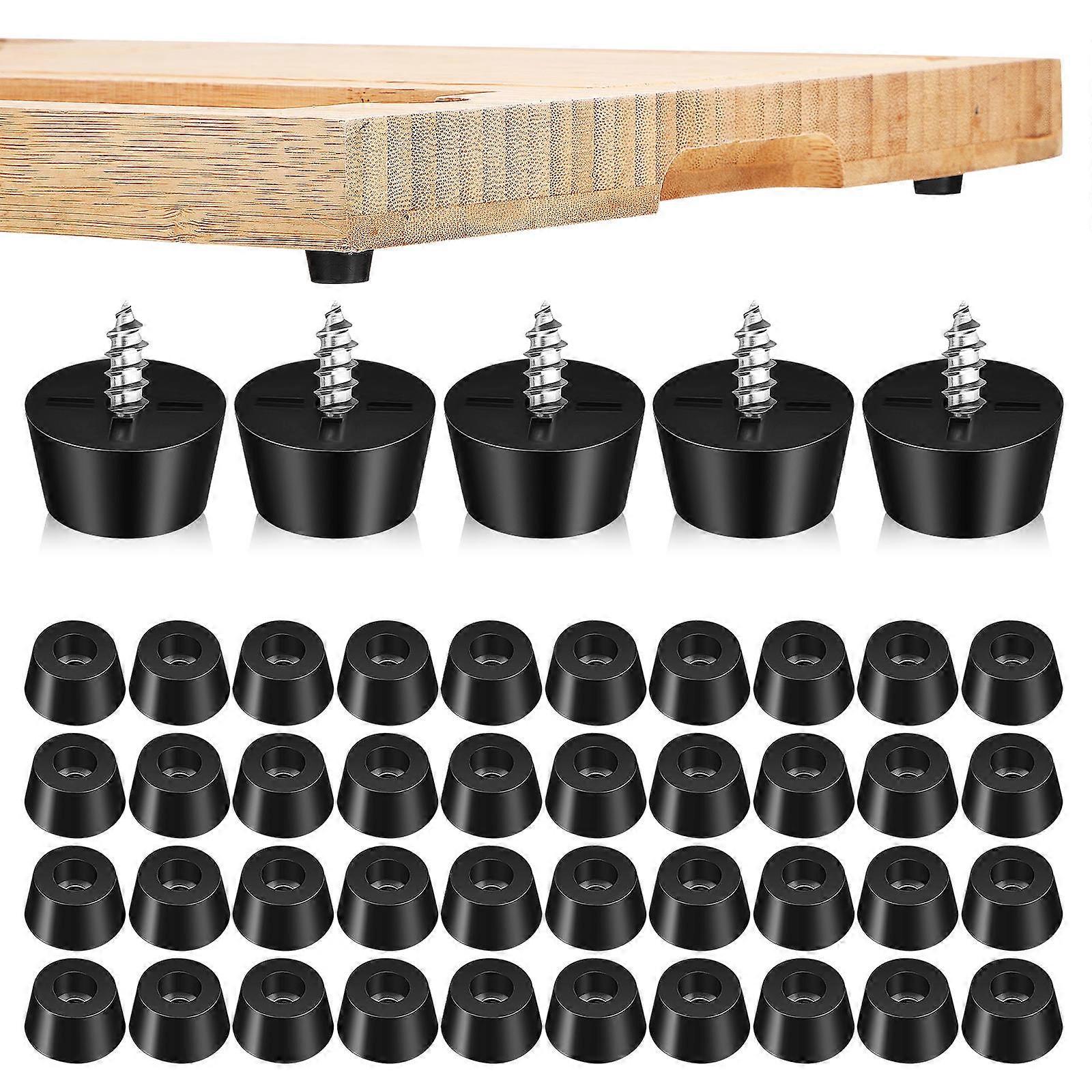 60PCS PVC Rubber Chair Leg Pads Non Slip Furniture Protectors for Chairs, Electronics & Appliances, Durable & Easy to Install Skid Resistant