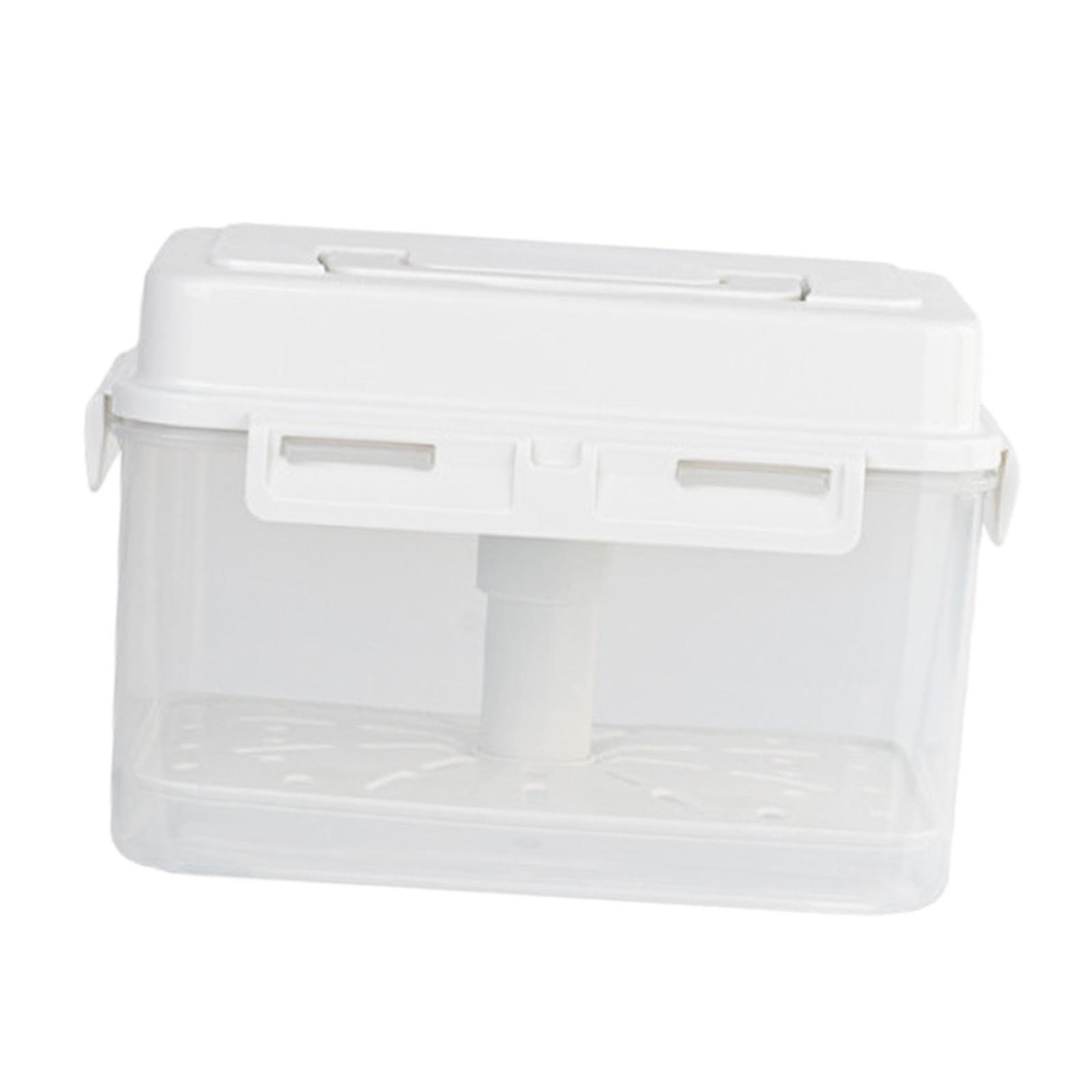 Instant Inlay Press Japanese Plastic Container, Fermentation 4L Mason Jar