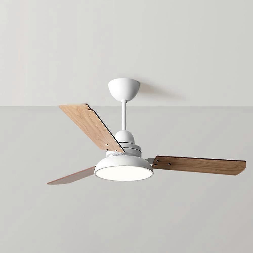 Modern ceiling fan light made of wood in green, smart dimmable LED with remote control, low profile green 48 inch