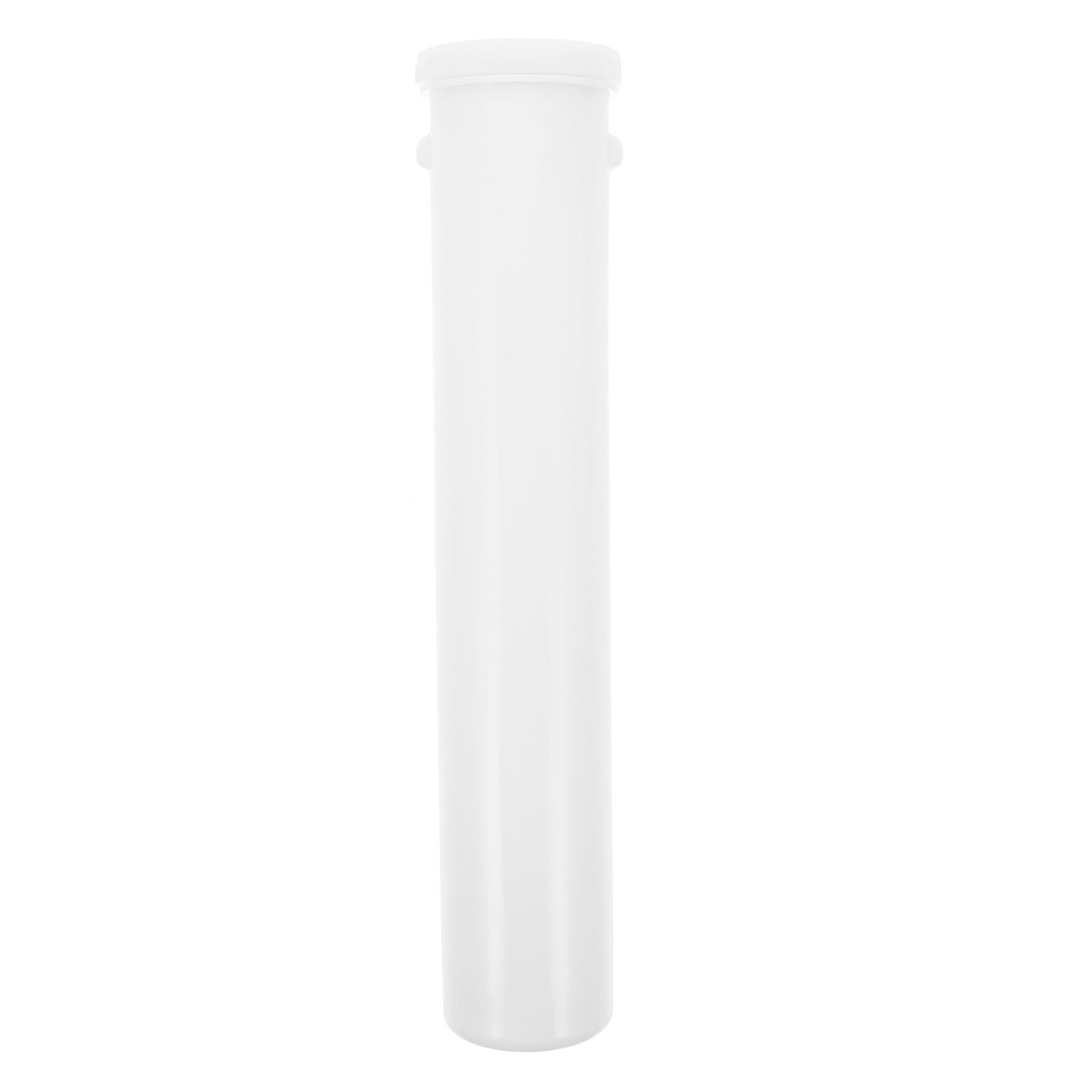 Plastic Ice Column Storage Box with Cover for Wine Cooling Easy to Clean White 1Pc