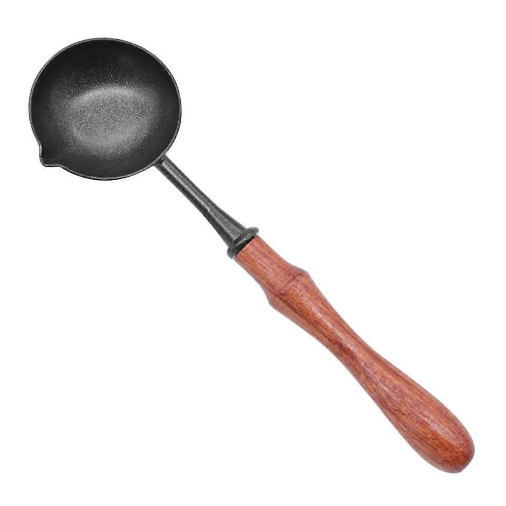 Sealing Wax Melting Tool Handheld Wax Mixing Spoon Invitation Preparation DIY Users Metal HeatResistant 4.7 1.3 0.6in 1Pack