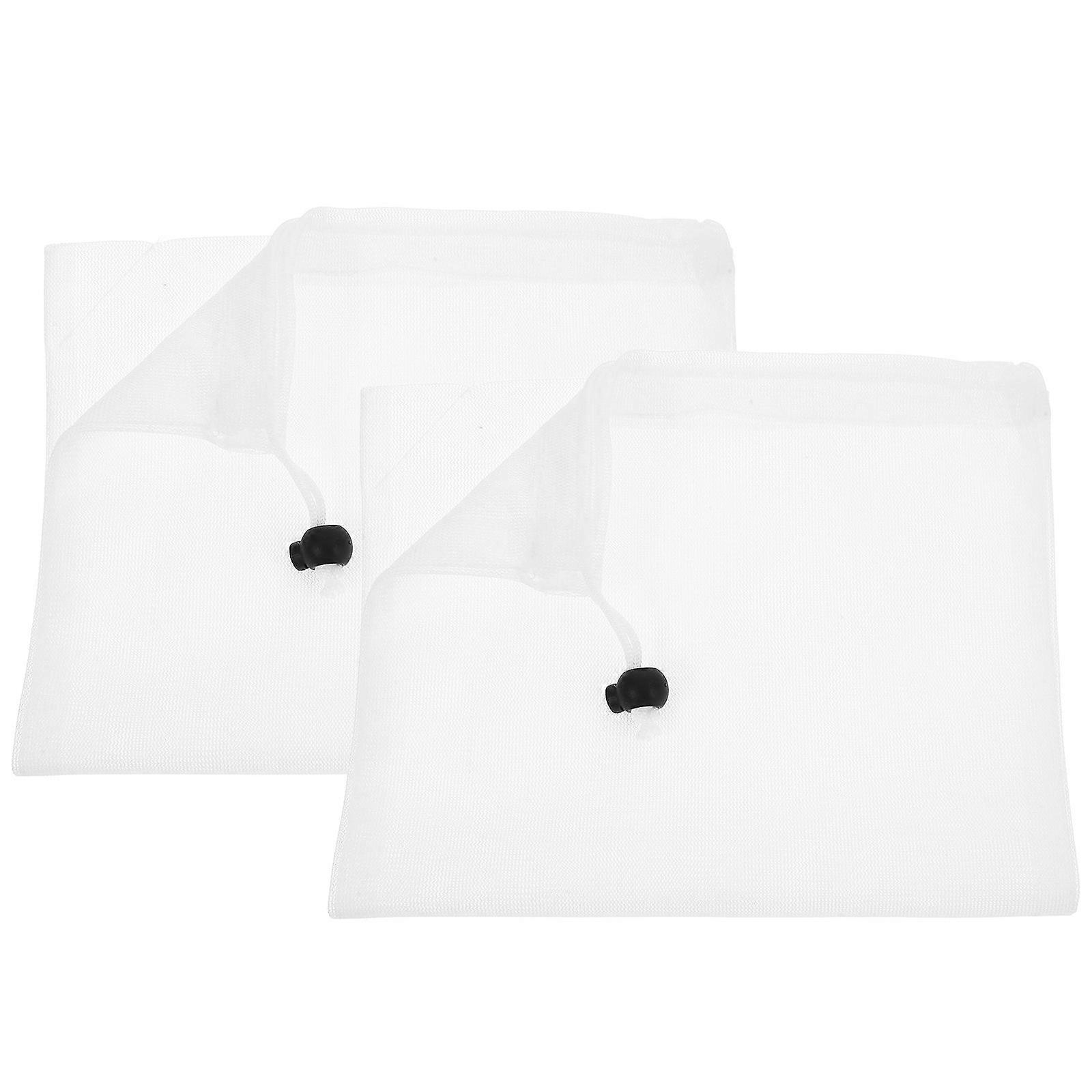 2pcs Fine Mesh Pool Vacuum Filter Bags Compatible with Skimmer Basket Sock – Durable Pool Cleaner Bag for Maintenance and Leaf Removal